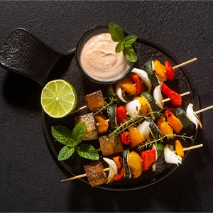Vegetarian Kebabs